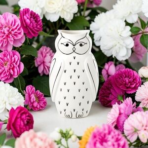 Kate Spade x Lenox porcelain owl vase Wild Things collection NIB